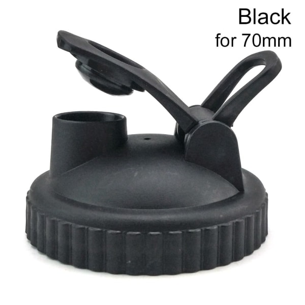 2stk 86mm 70mm Mason Jar Lokk Tutlokk SVART FOR 70MM2STK 2STK black for 70mm2pcs-2pcs