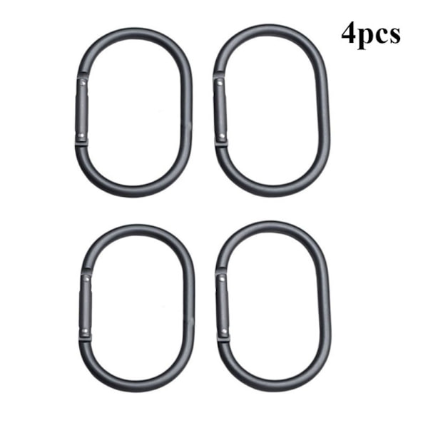 2/4stk Fjederspænder U-formet Ring 4STK 4STK 4pcs