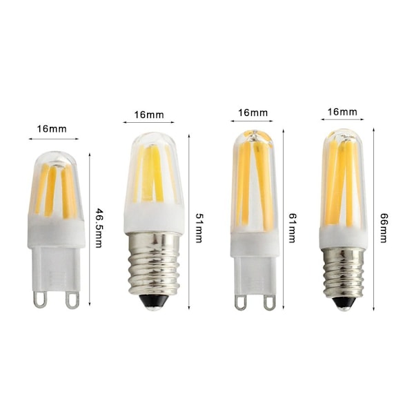 Krystal Pære G9 E14 LED Pære 4WG9-VARMT LYS 4WG9-Warm light