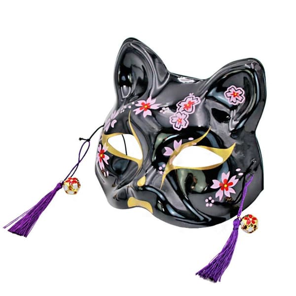 Wind Mask Cosplay Mask SORT black