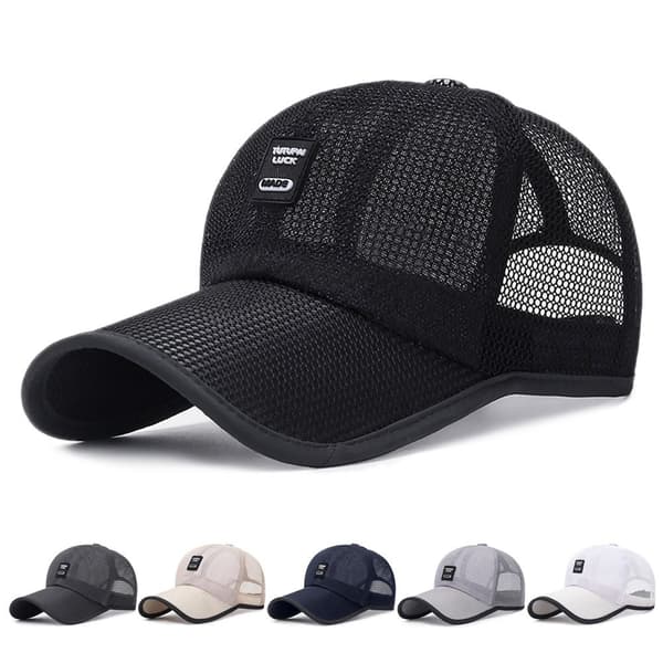 Baseballcaps solhatt SVART black