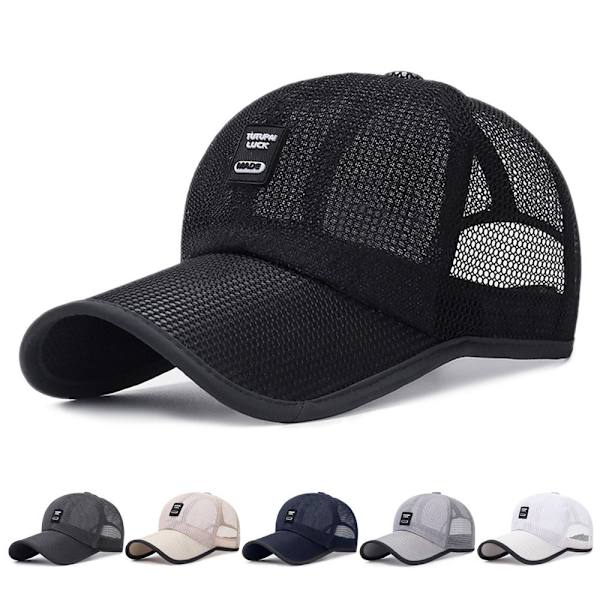 Cap Solhatt MÖRKGRÅ dark grey