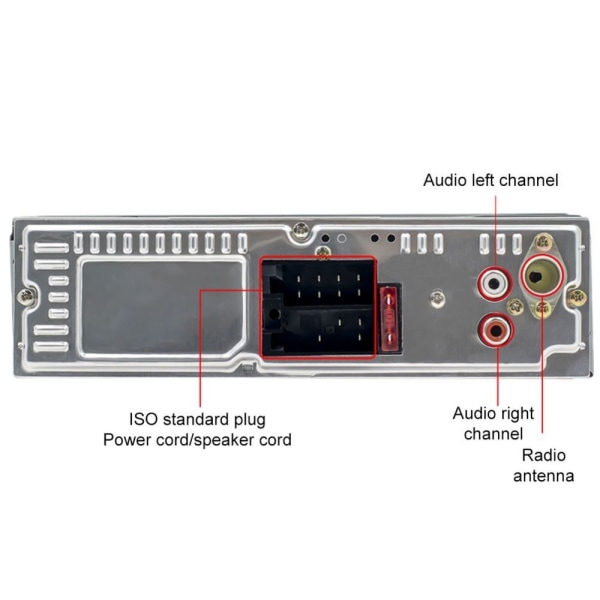 Bil MP3-spelare Bilradio In-dash Audio Huvudenhet