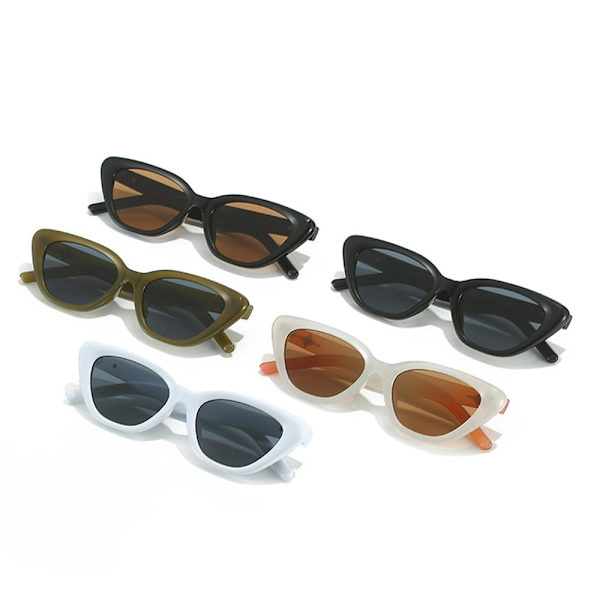 Cat Eye Aurinkolasit Star Y2K Aurinkolasit MUSTA-MUSTA MUSTA-MUSTA Black-Black