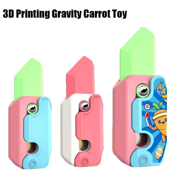 Gravity Carrot Toy Dekompresjonsleketøy 17,5X7X4CMLUMINØS LYSENDE 17.5x7x4cmLuminous