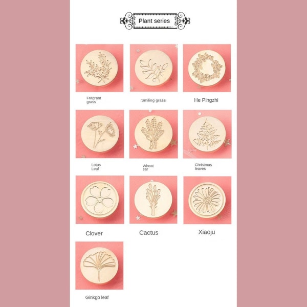 Seal Kobberhode Voks Seal Stamp 10 10 10