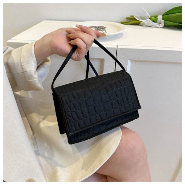 Crossbody Väskor Felt Axelväska GRÖN green