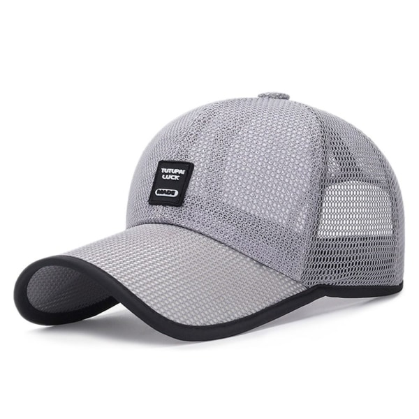 Baseballcaps solhatt LYS GRÅ light grey