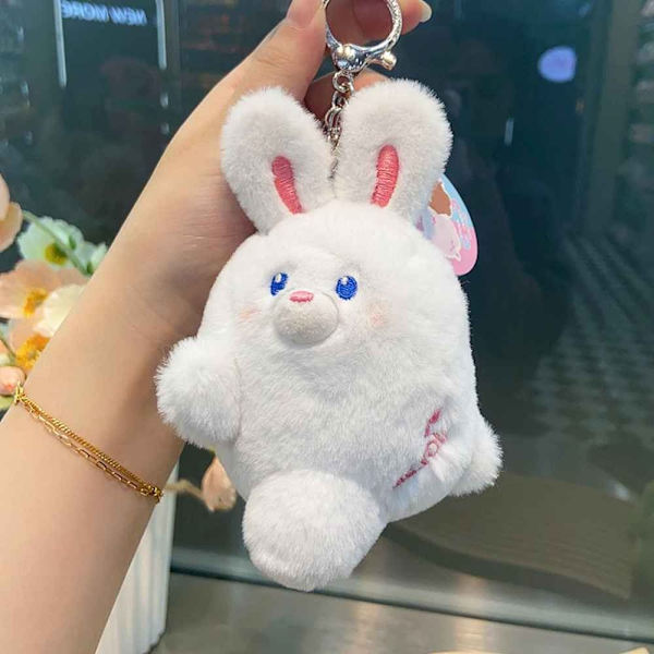 Rabbit Keychain Pehmolelu VALKOINEN OIKEA OIKEA white Right-Right