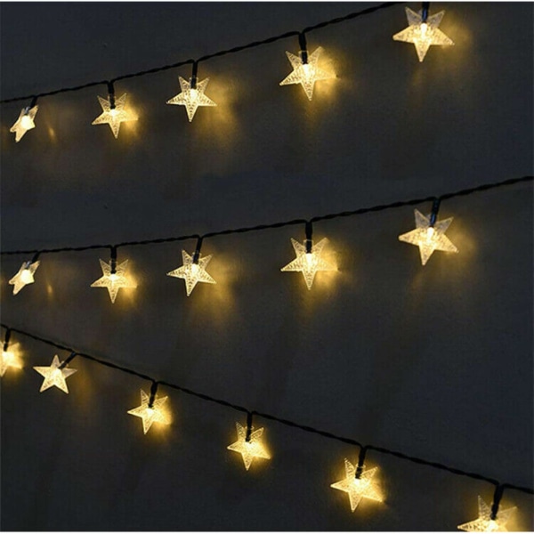Star String Lights LED Lights FARGERIKE 50LED FARGERIGE 50LED colorful 50LED