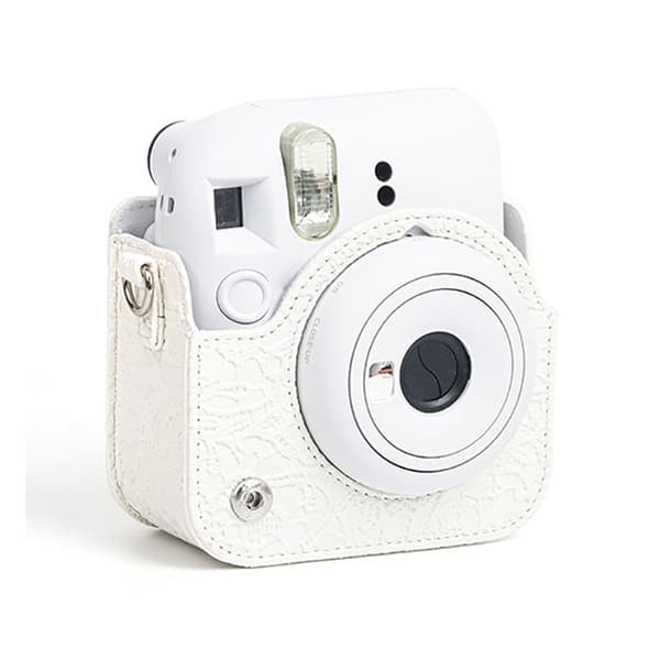 Instant Camera Case Oppbevaringsveske HVIT White