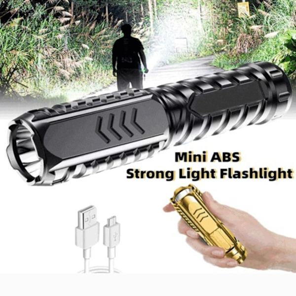 LED lommelygte Spotlight SORT black