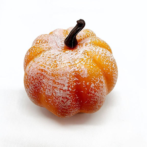 12 STK kunstige blandede gresskar Halloween gresskar skrivebordsdekor