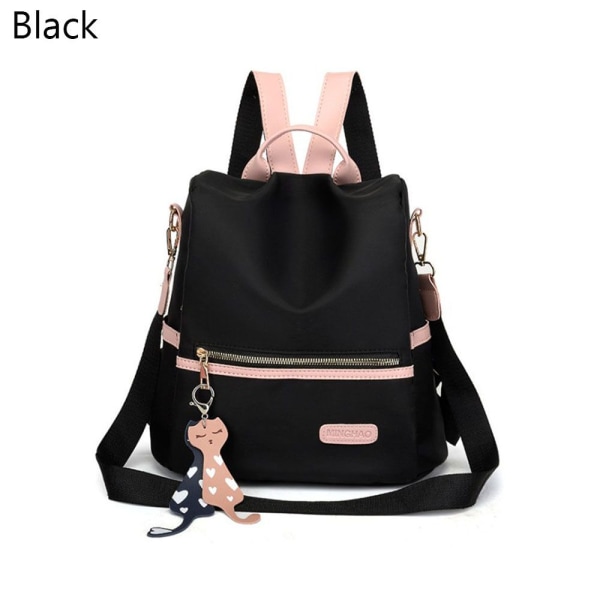 Naisten reppu vedenpitävät reput MUSTA Black