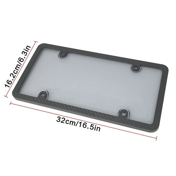 Nummerskylt Cover Nummerskylt Ram TRANSPARENT PC PC TRANSPARENT PC-PC