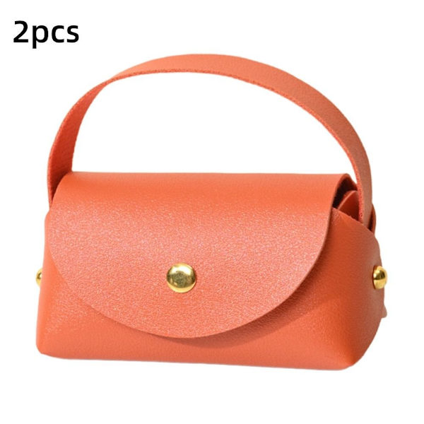 2stk Bryllupsgaveeske Minigavepose ORANSJE orange