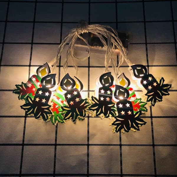 LED-julelys, trelyktstripe 2 2 2