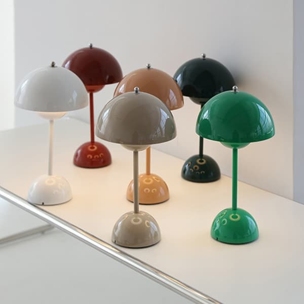 Nattlampe soppform GUL yellow