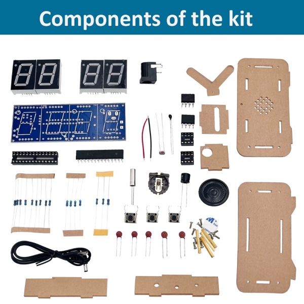 Elektronisk röstklocka DIY Kit Elektroniklarm