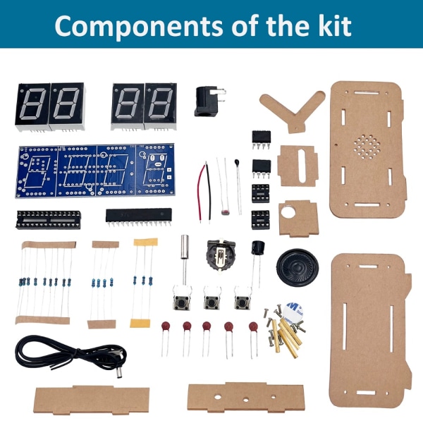 Elektronisk stemmeklokke DIY Kit Elektronikkalarm