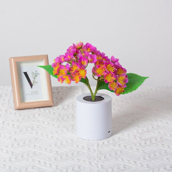 Led Hortensia-kukkavalaisin Pöytälamppu PUPURA 2 2 purple 2-2
