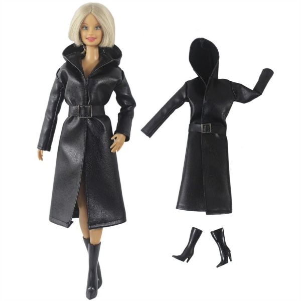 Dolls Dress PU-nahkatakki 1 1 1