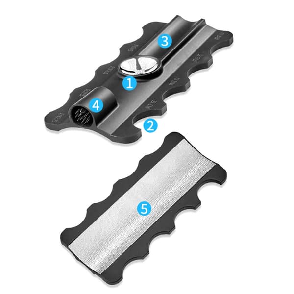 Cue Tip Shaper 5 i 1 Pool Cue Tip Shaper