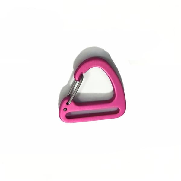 Triangle Carabiner Spring Quickdraws Clip SVART Black