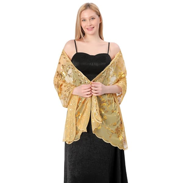 Aftenkjoler Sjal Dame Cape Wraps SØLV SØLV Silver