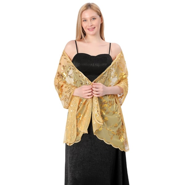 Iltapuvut Huivi Lady Cape Wraps RED GOLD RED GOLD Red Gold