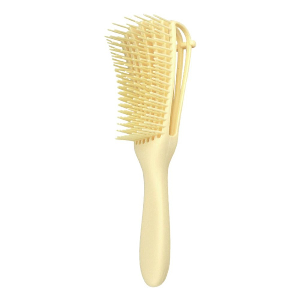 Detangling Brush Hår Massasjeapparat for hodebunn GUL yellow