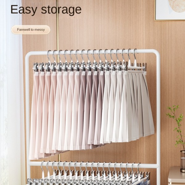 Multi Hanging Storage Hanger Garderobe Opbevaring Organizer LYS light green
