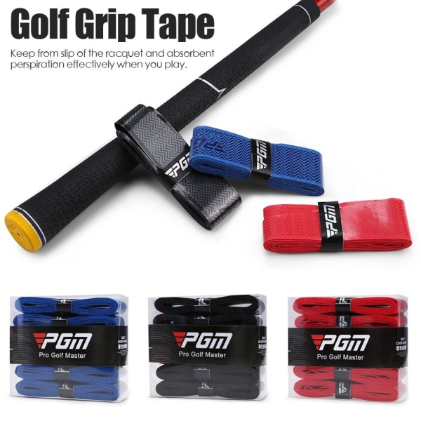 6 kpl Golf Grip Tape käärintäteippi MUSTA Black