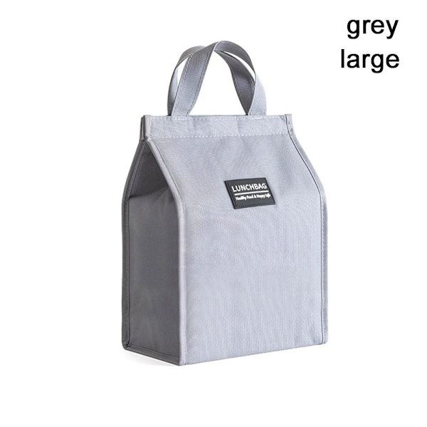Isolert termopose Kjølematpose GRÅ LARGE grey large