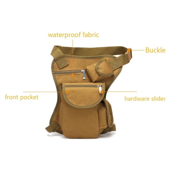 Drop Taljetasker Leg Pack Bag TAN tan