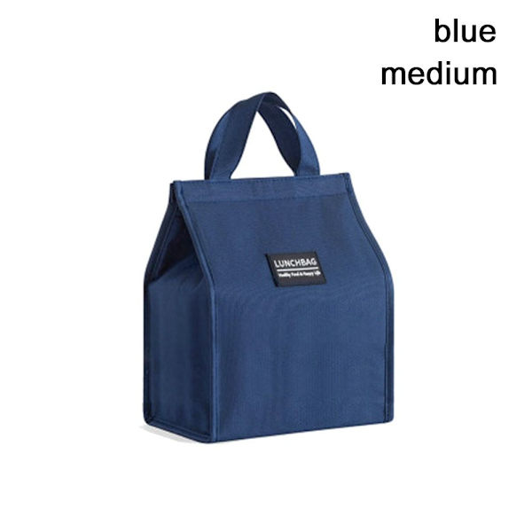 Isolert termisk pose Kjølematpose BLÅ MEDIUM blue medium