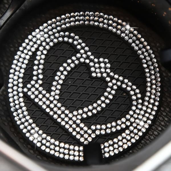 Bil Coaster Water Cup Slot SORT Black