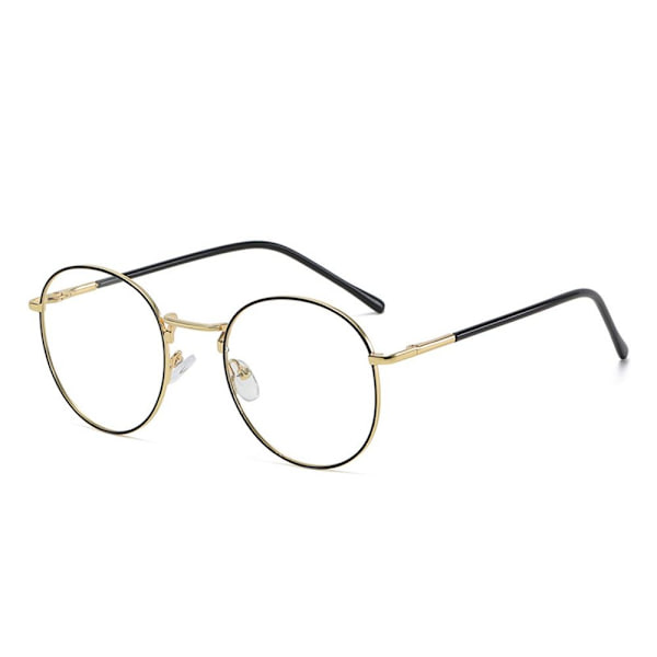 Anti-Blue Light Briller Oversized Briller SORT GULD SORT Black gold