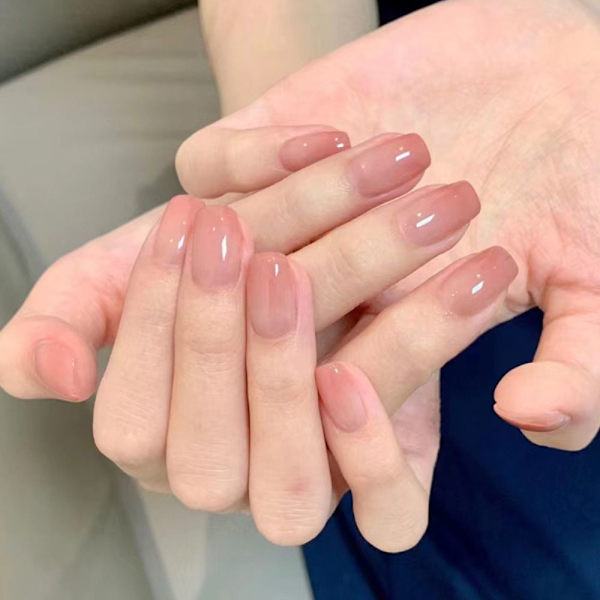 Franska Fake Nails False Nail Press på naglar