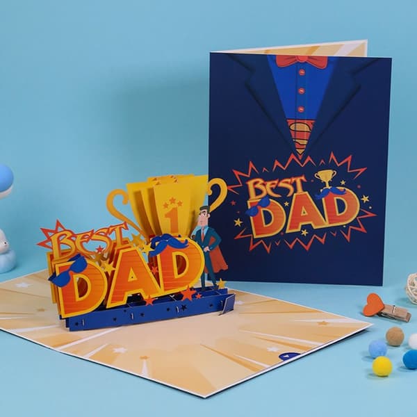 3D Pop-up-kort Bursdagskort 04 04 04