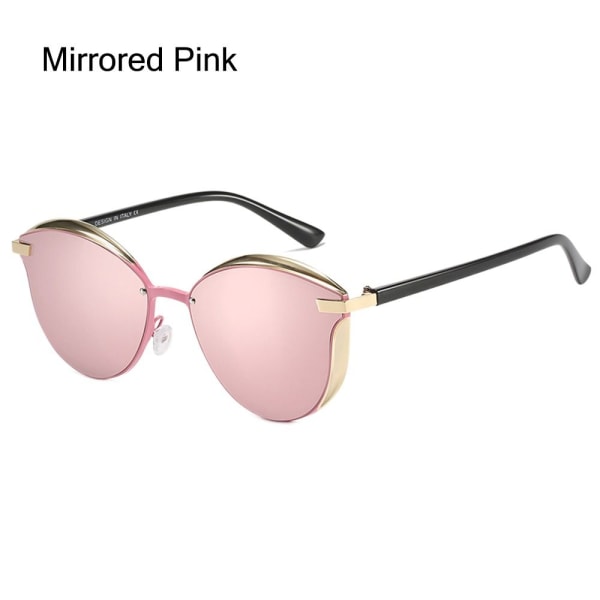 Ylisuuret aurinkolasit Cateye Aurinkolasit PEILITTYNYT PINK PEILIT Mirrored Pink