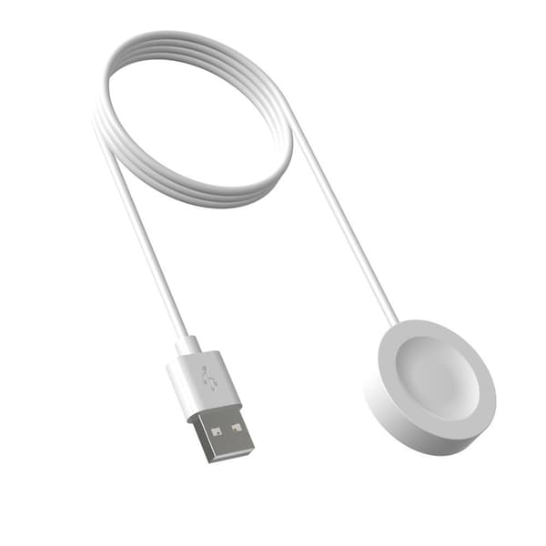 Trådlös Laddare USB Kabel Dock VIT white