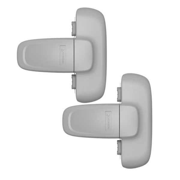 Kjøleskap Lås Skapspenne GRÅ 2STK 2STK Grey 2PCS-2PCS