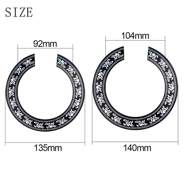 Ljudhålsdekal Gitarrdekal 104MM 104MM