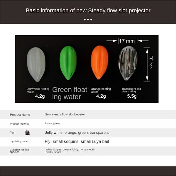 Fluefiskeri Shot Assistant Kunstige Fluer lokker FLYDE Float 4.2-Green