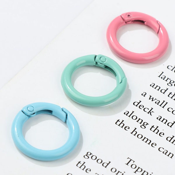 10 stk Fjeder O-Ring Spænder Karabinhagepunge Håndtasker 20MM 20mm