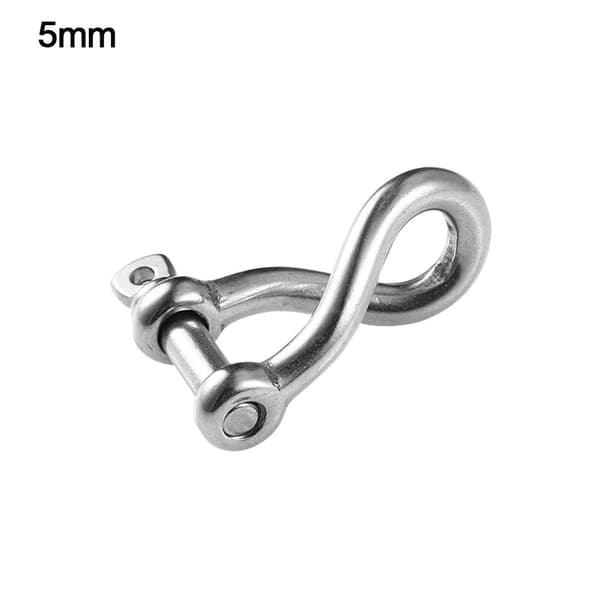 Kiinteä karabiini D jousi niitit 5 mm 5mm