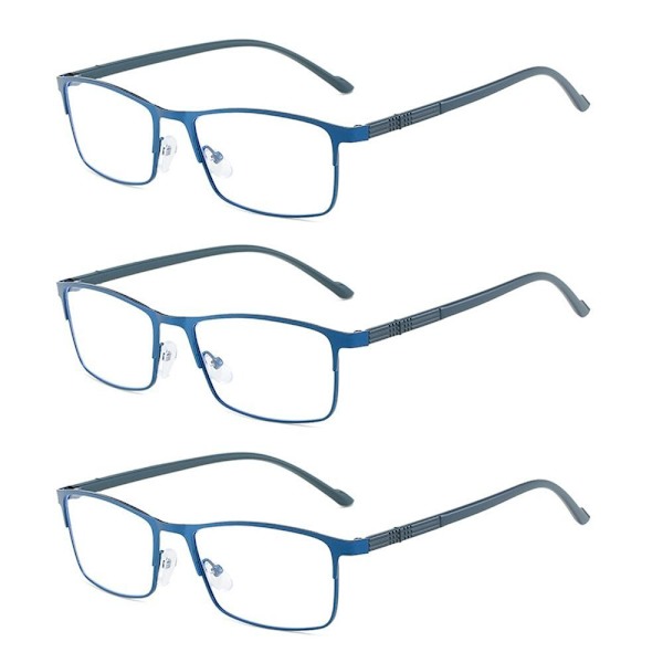 Anti-Blue Light Briller Myopi Briller GRÅ STYRKE -350 grey Strength -350
