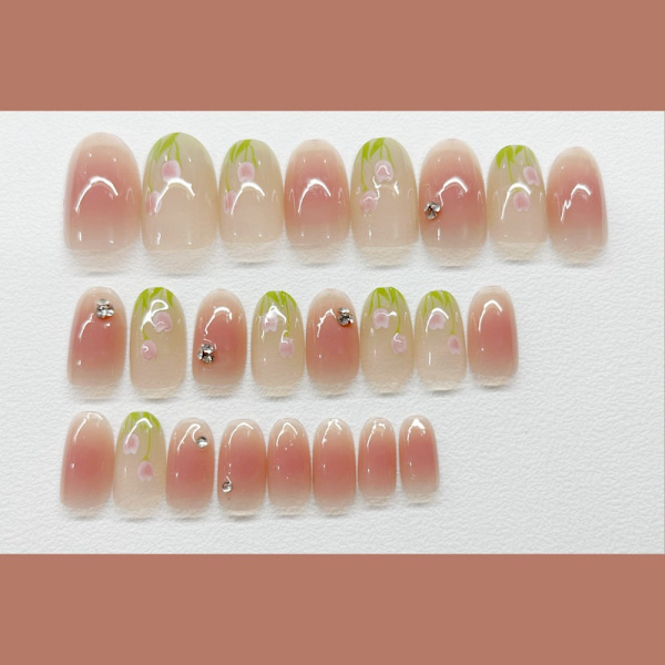 Almond Fake Nails Tekokynnet KX-10091 KX-10091 KX-10091