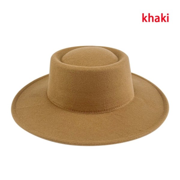 Kirkehatter Fedorahatter KHAKI khaki